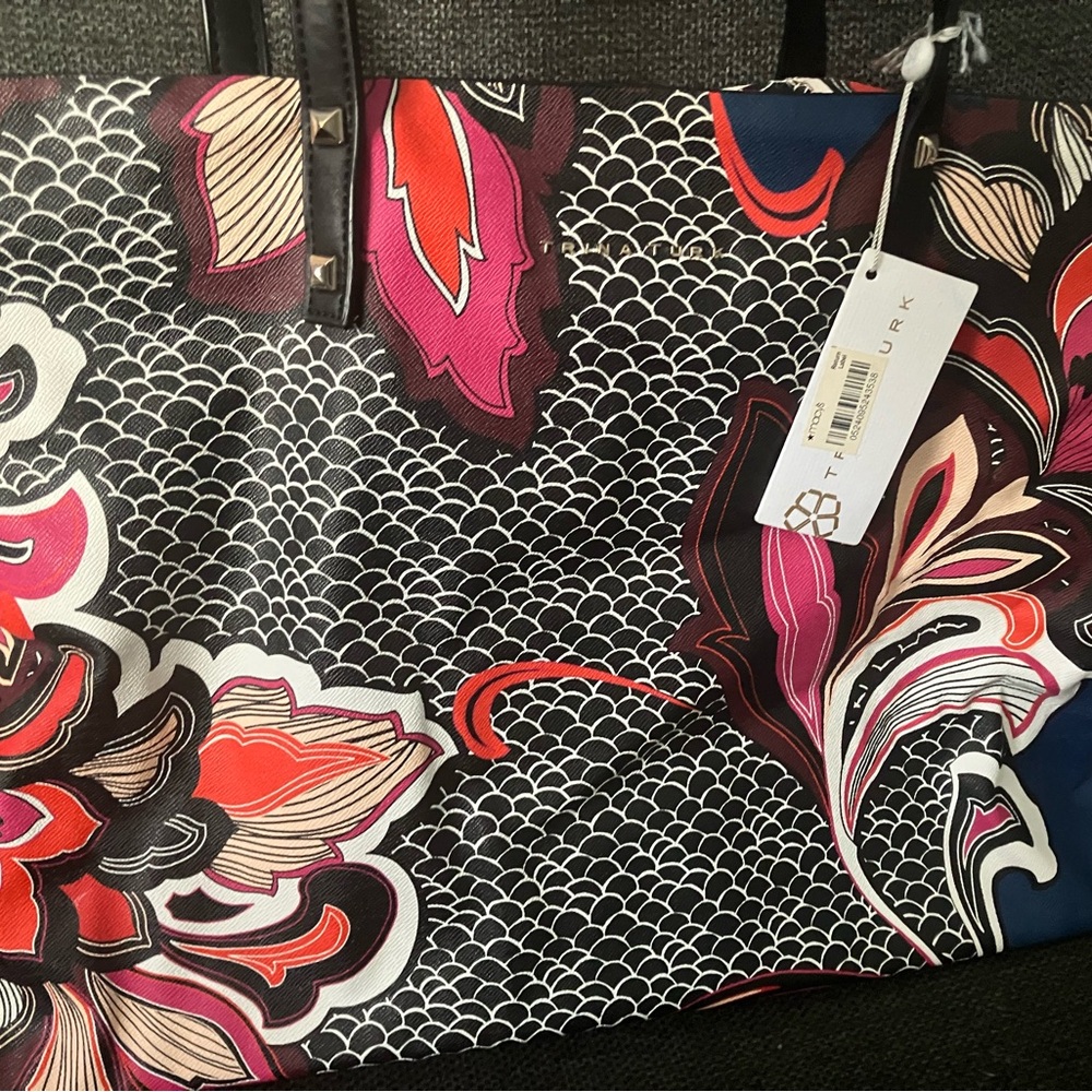 Trina Turk Large Navy Purse